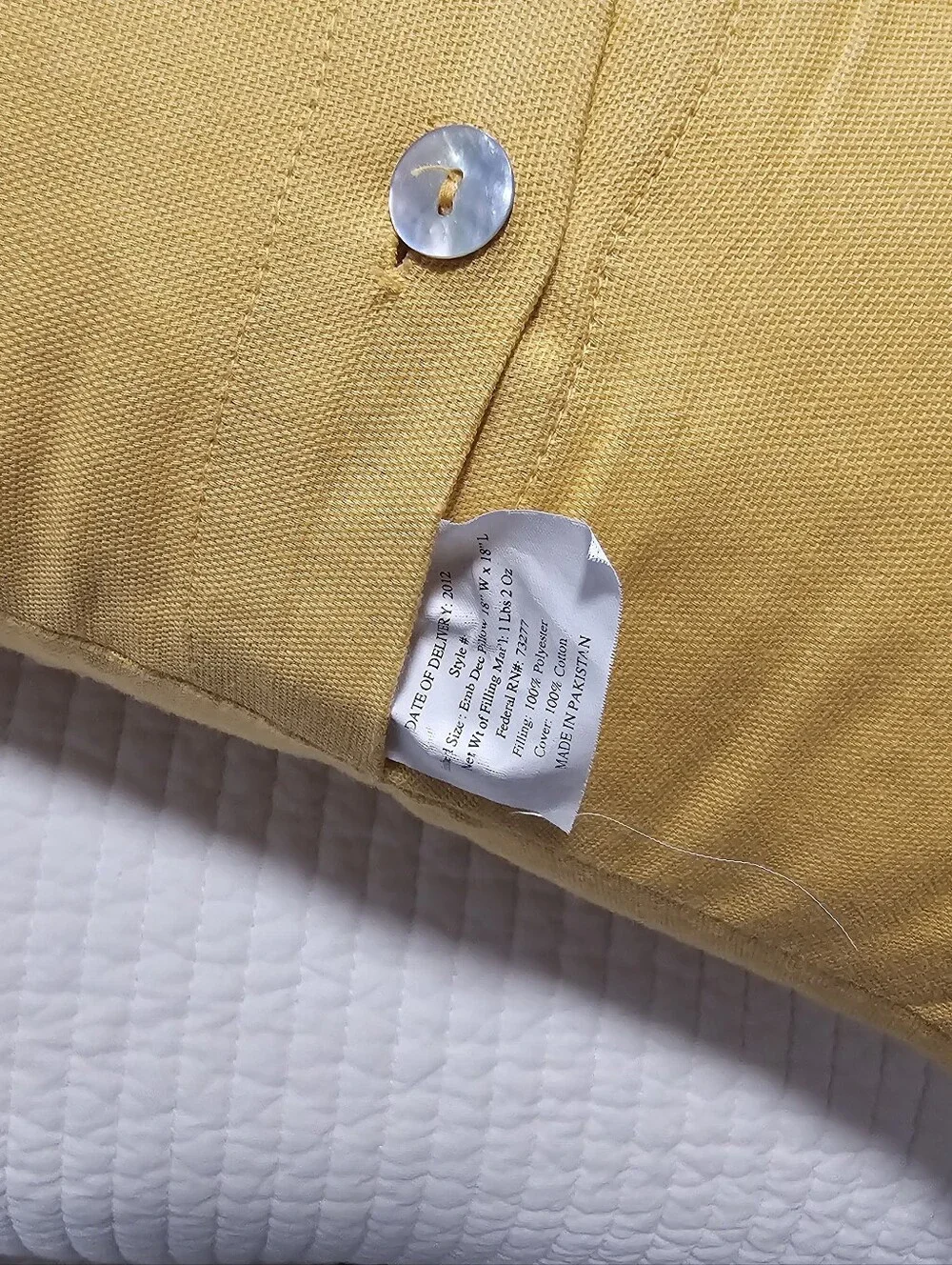 2 Ralph Lauren Pillows COVERS ONLY 18 X 18